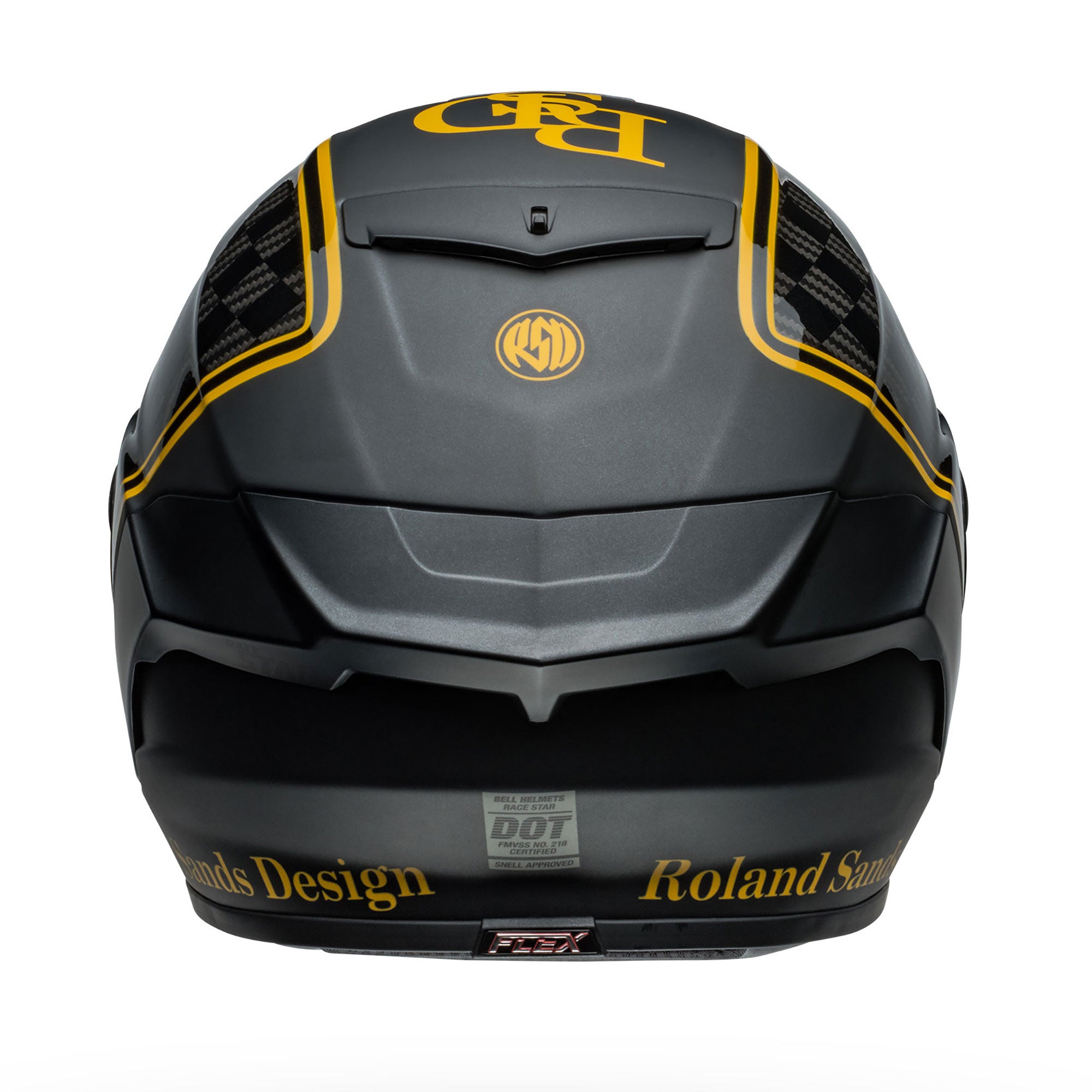 BELL Racestar DLX RSD Player Race | Road Helmet *Pro Tint Visor Inc* (Carbon/Gold)