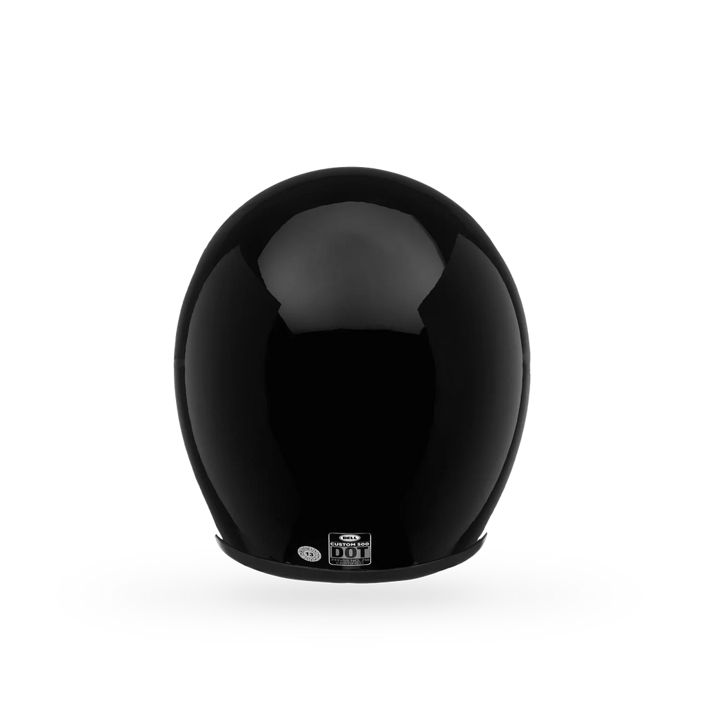 Bell Open Face Helmet - Custom 500 Solid (Gloss Black)