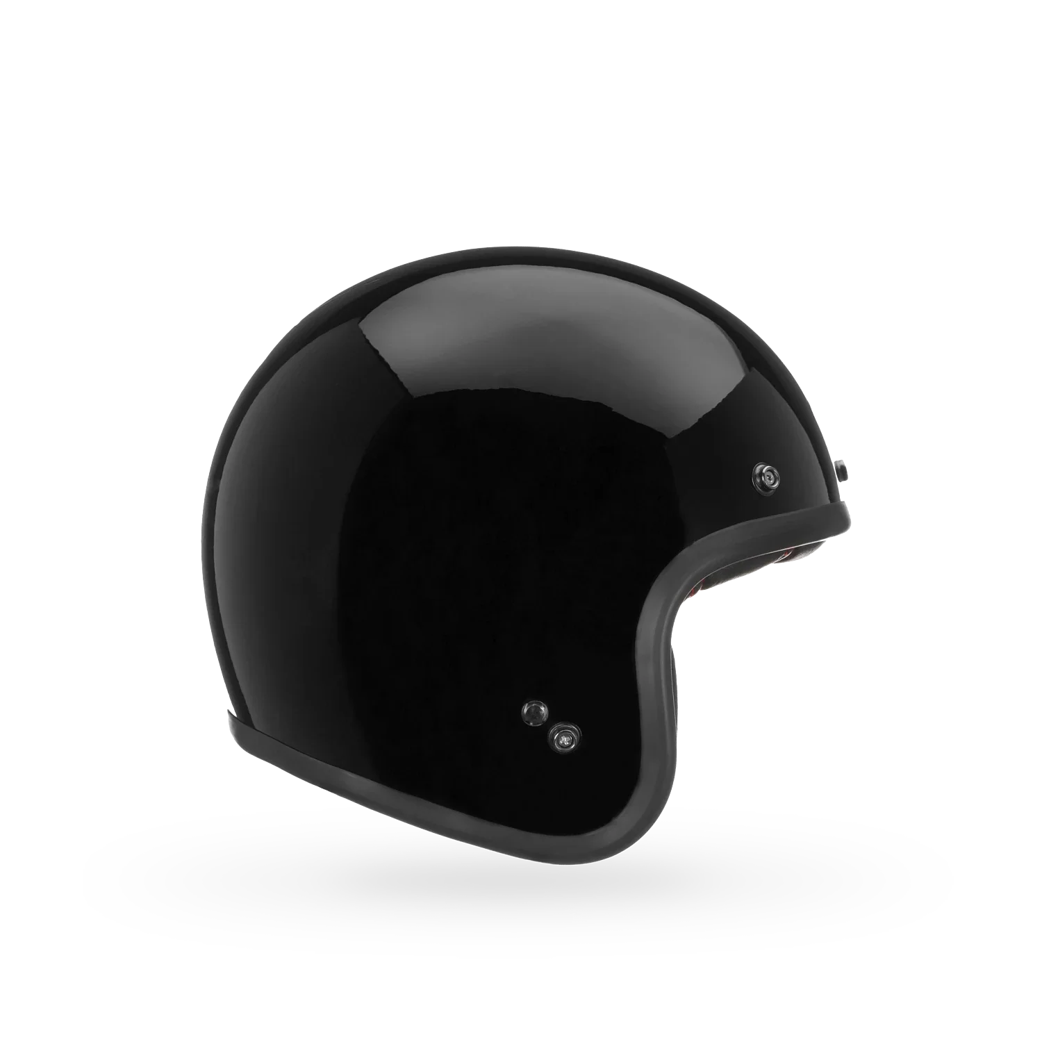 Bell Open Face Helmet - Custom 500 Solid (Gloss Black)