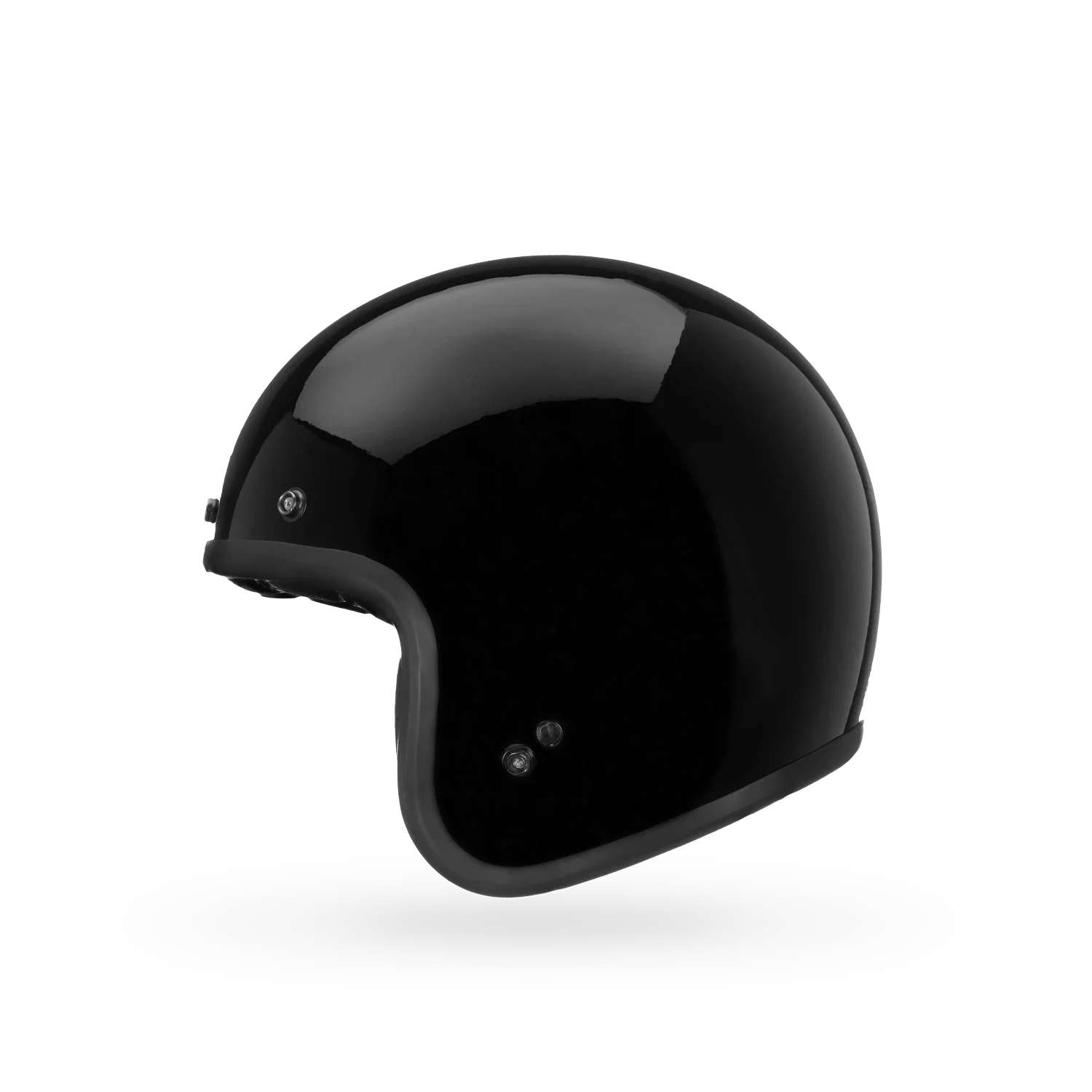 Bell Open Face Helmet - Custom 500 Solid (Gloss Black)