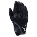 Alpinestars SP-R PRO Motorcycle Short Sports Leather Gloves (Black)