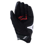 Alpinestars SP-R PRO Motorcycle Short Sports Leather Gloves (Black/White/Bright Red)