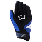 Alpinestars SP-R PRO Motorcycle Short Sports Leather Gloves (Bright Blue/Navy/White)