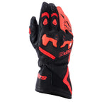 Alpinestars SP-9 Motorcycle Sports Leather Gloves (Black/Red Fluo)