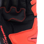 Alpinestars SP-9 Motorcycle Sports Leather Gloves (Black/Red Fluo)