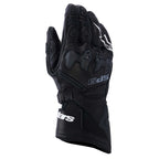 Alpinestars SP-9 Motorcycle Sports Leather Gloves (Black/White)