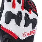 Alpinestars SP-9 Motorcycle Sports Leather Gloves (Black/White/Bright Red)