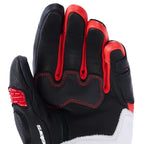 Alpinestars SP-9 Motorcycle Sports Leather Gloves (Black/White/Bright Red)
