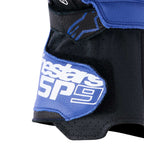 Alpinestars SP-9 Motorcycle Sports Leather Gloves (Bright Blue/Navy/White)