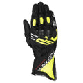 Alpinestars SP-3 Motorcycle Sports Leather Gloves (Black/Yellow Fluo/White)
