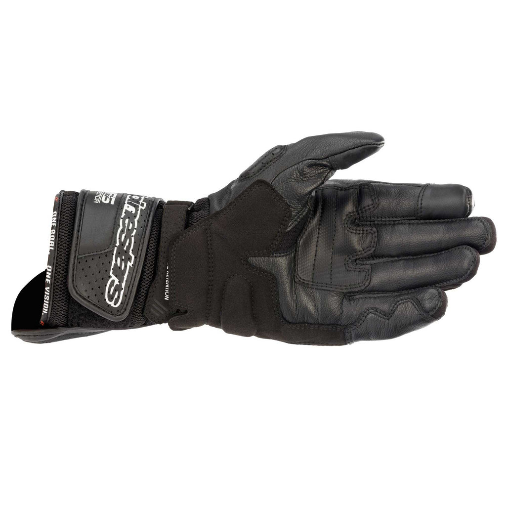 Alpinestars SP-8 V3 Air Motorcycle Sports Vented Leather Gloves (Black)