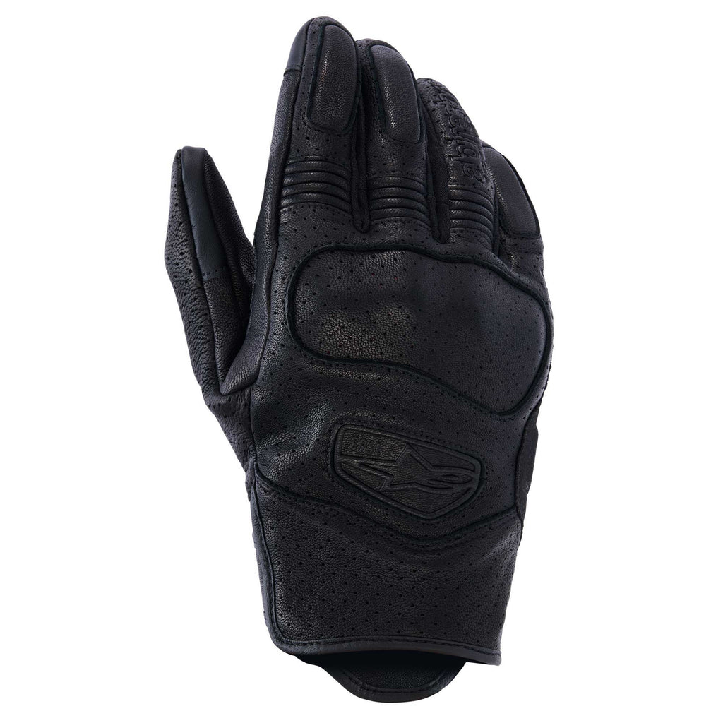 Alpinestars MUSTANG V3 Motorcycle Urban Leather Gloves (Black/Black)