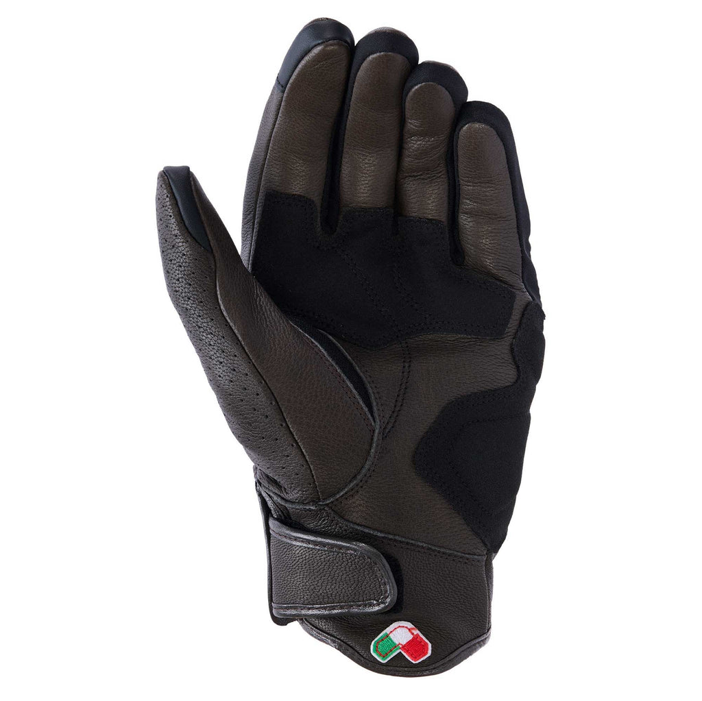 Alpinestars MUSTANG V3 Motorcycle Urban Leather Gloves (Dark Brown/Black)