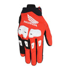 Alpinestars Honda SP X 3 Short Gloves (Bright Red/Black/White)