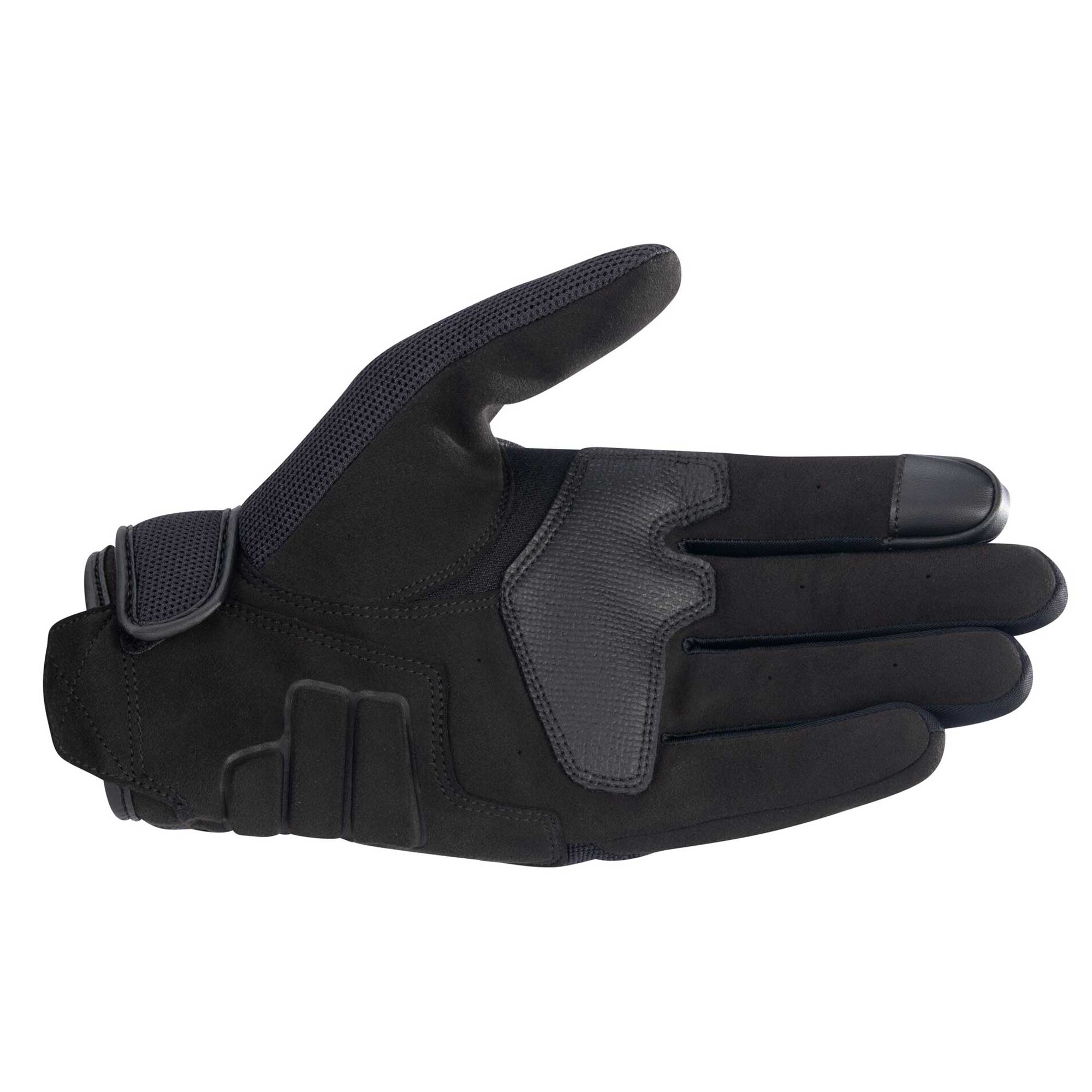 Alpinestars Honda Copper Motorcycle Short Textile Gloves (Black)