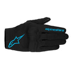 Alpinestars Women's REEF V2 Motorcycle Short Textile Gloves (Black/Hawaiian Ocean)