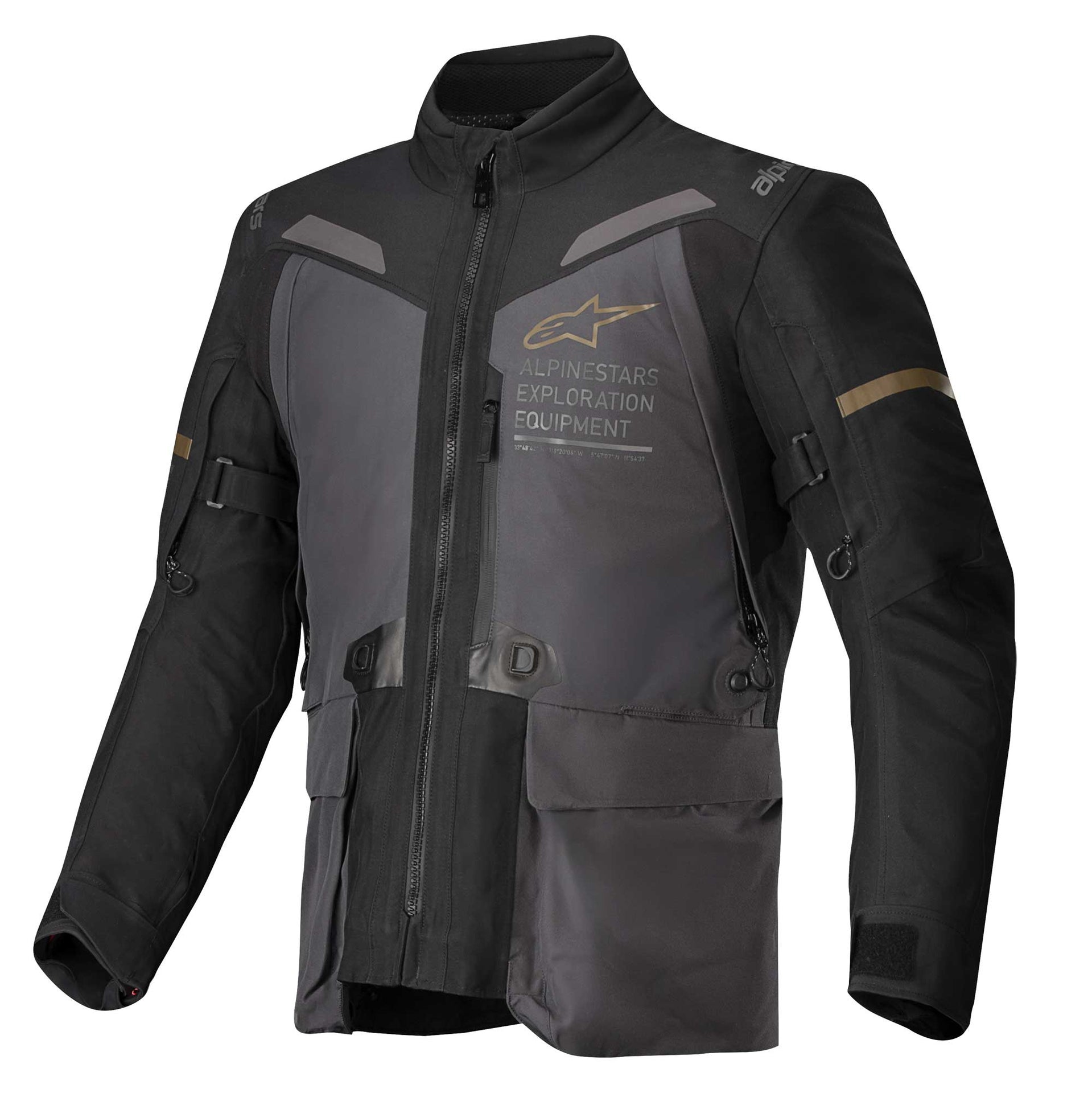 Alpinestars ST-7 2L Gore-Tex Laminate Motorcycle Touring | Adventure Jacket (Deep Grey/Black/Dark Khaki)
