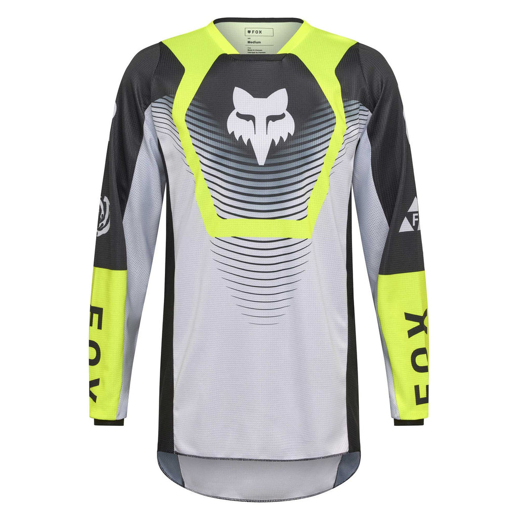 FOX Racing 180 COLLECT MX Jersey (Grey/Fluo Yellow/Black)