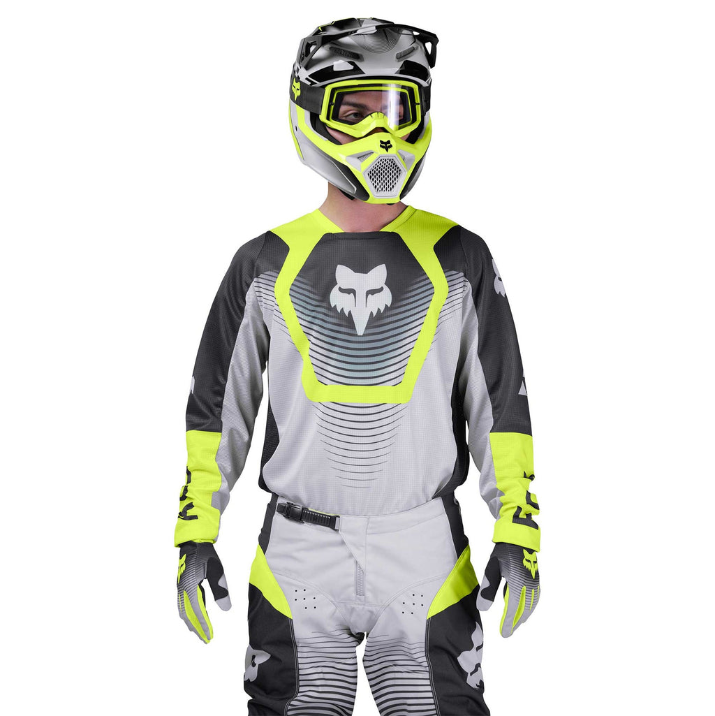 FOX Racing 180 COLLECT MX Jersey (Grey/Fluo Yellow/Black)