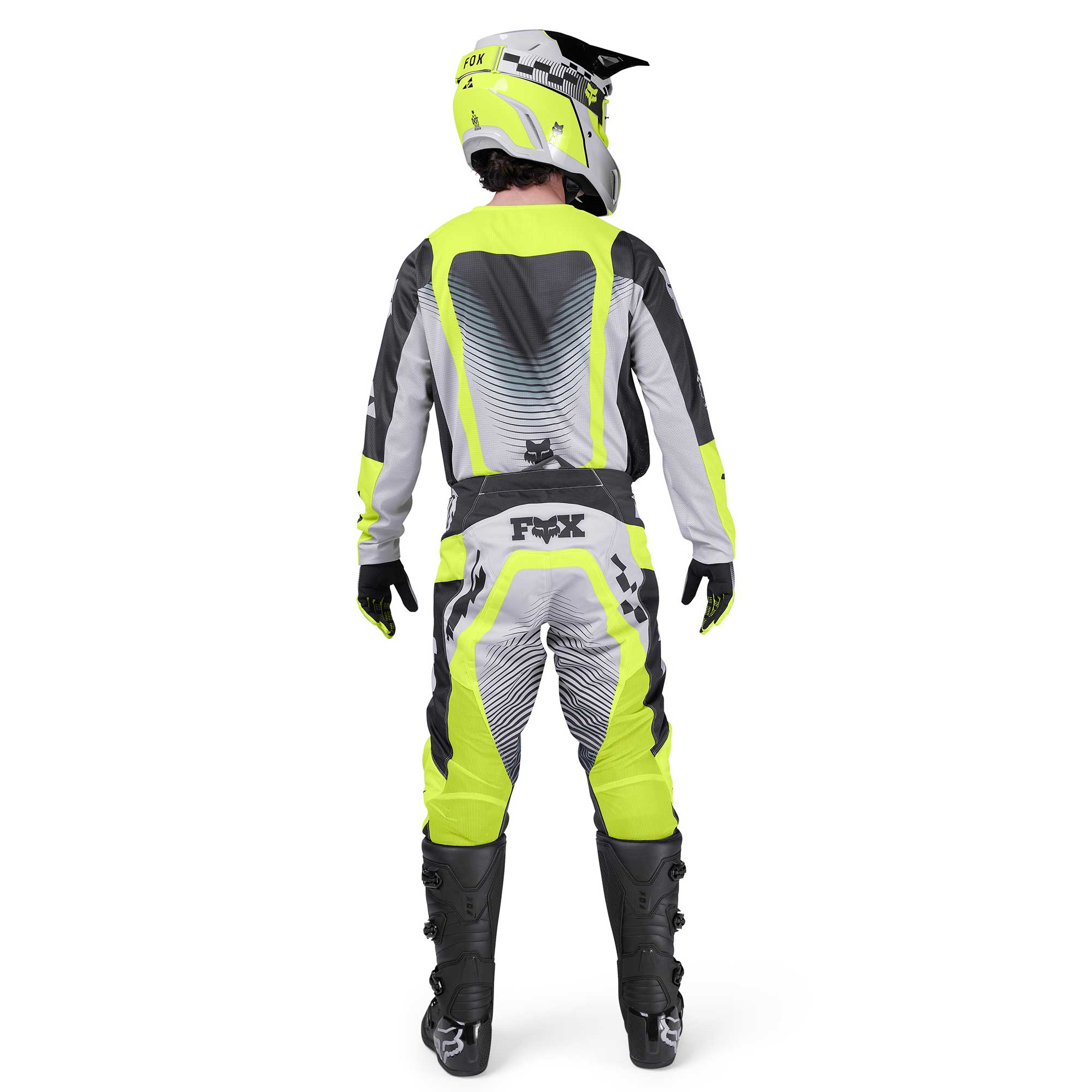 FOX Racing 180 COLLECT MX Kit Deal (Grey/Fluo Yellow/Black)