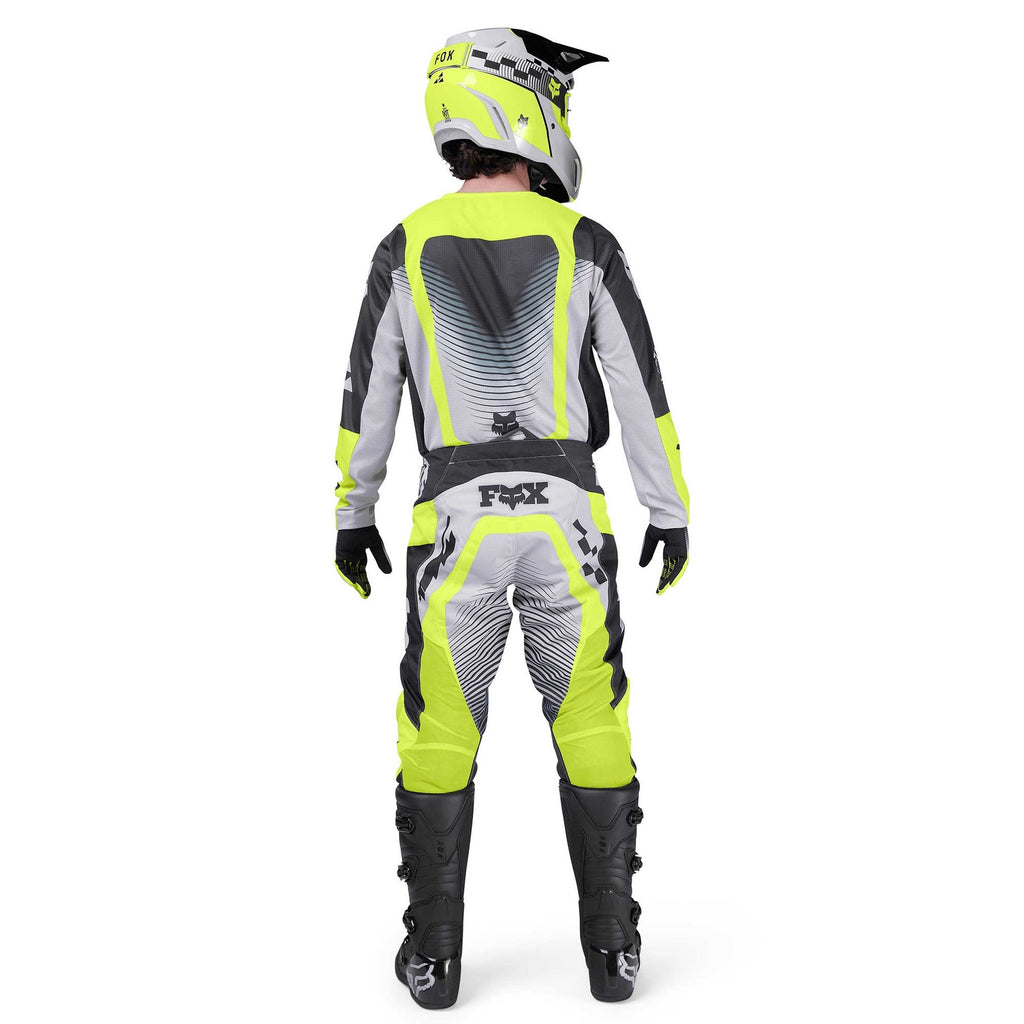 FOX Racing 180 COLLECT MX Jersey (Grey/Fluo Yellow/Black)