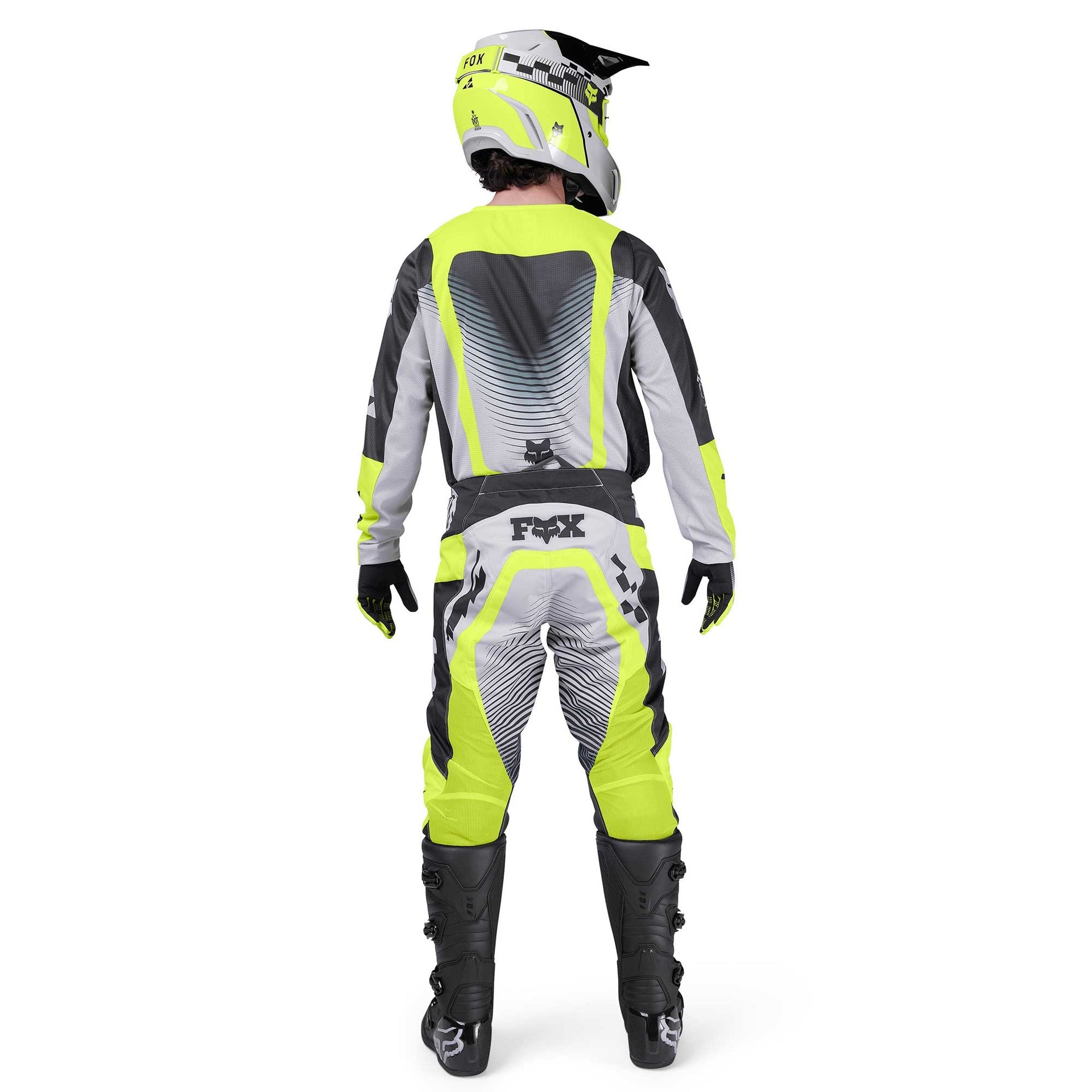 FOX Racing 180 COLLECT MX Jersey (Grey/Fluo Yellow/Black)