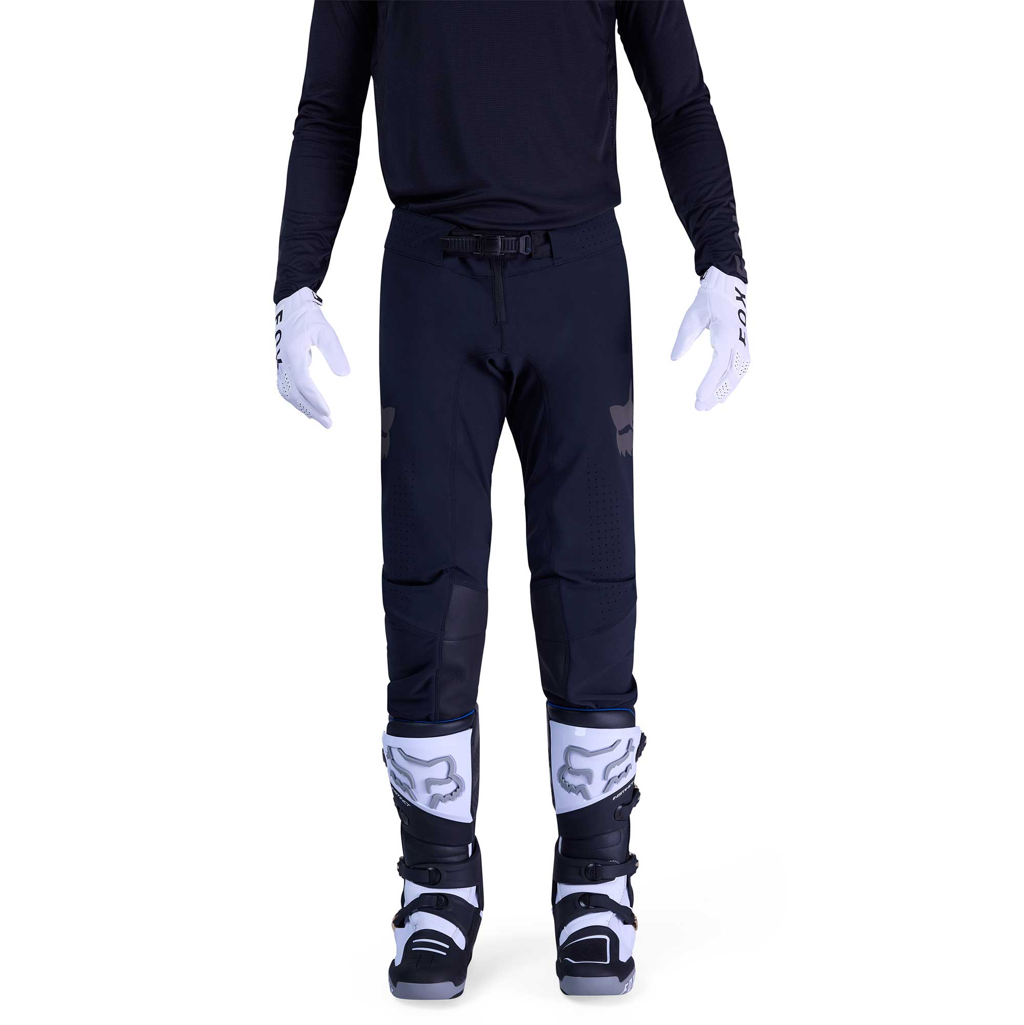 FOX Racing MX | SX FLEXAIR BLACKOUT MX Jersey & Pant Kit Deal (Black)
