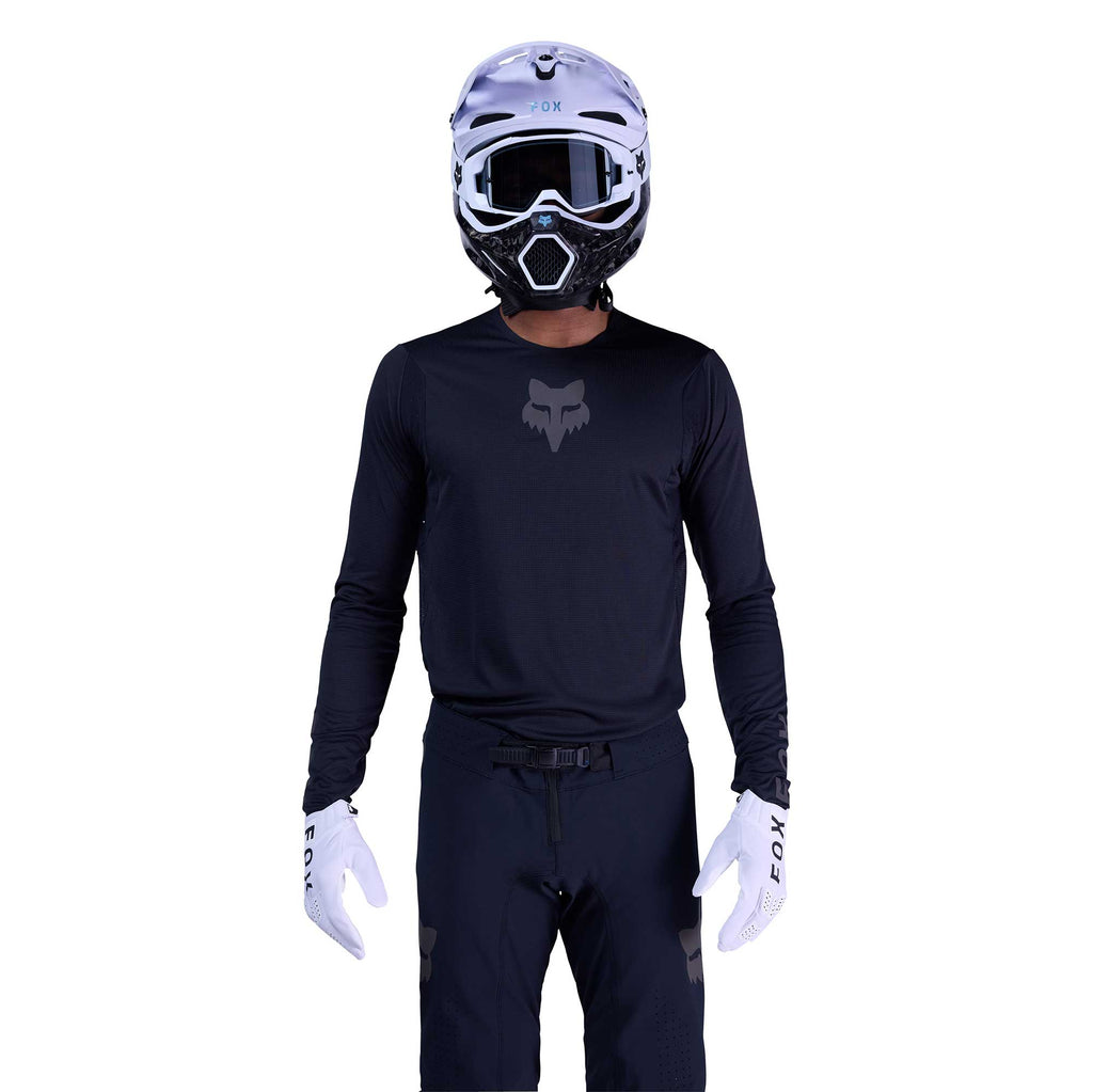 FOX Racing MX | SX FLEXAIR BLACKOUT MX Jersey & Pant Kit Deal (Black)
