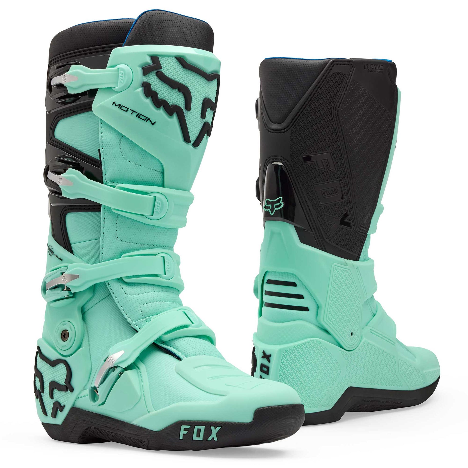 FOX Racing Motocross Boots - MOTION 2.0 (Teal/Black)