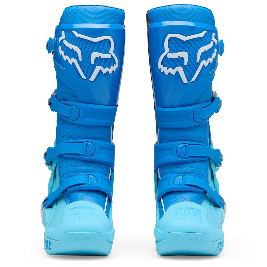 FOX Racing MOTION 2.0 Motocross Boots (Blue Jewel/Aqua)