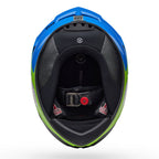 BELL Racestar DLX CORSA Race | Road Helmet *Pro Tint Visor Inc* (Carbon/Green/Blue)