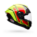 BELL Racestar DLX FLEX Grid Race | Road Helmet *Pro Tint Visor Inc* (Carbon/Yellow)