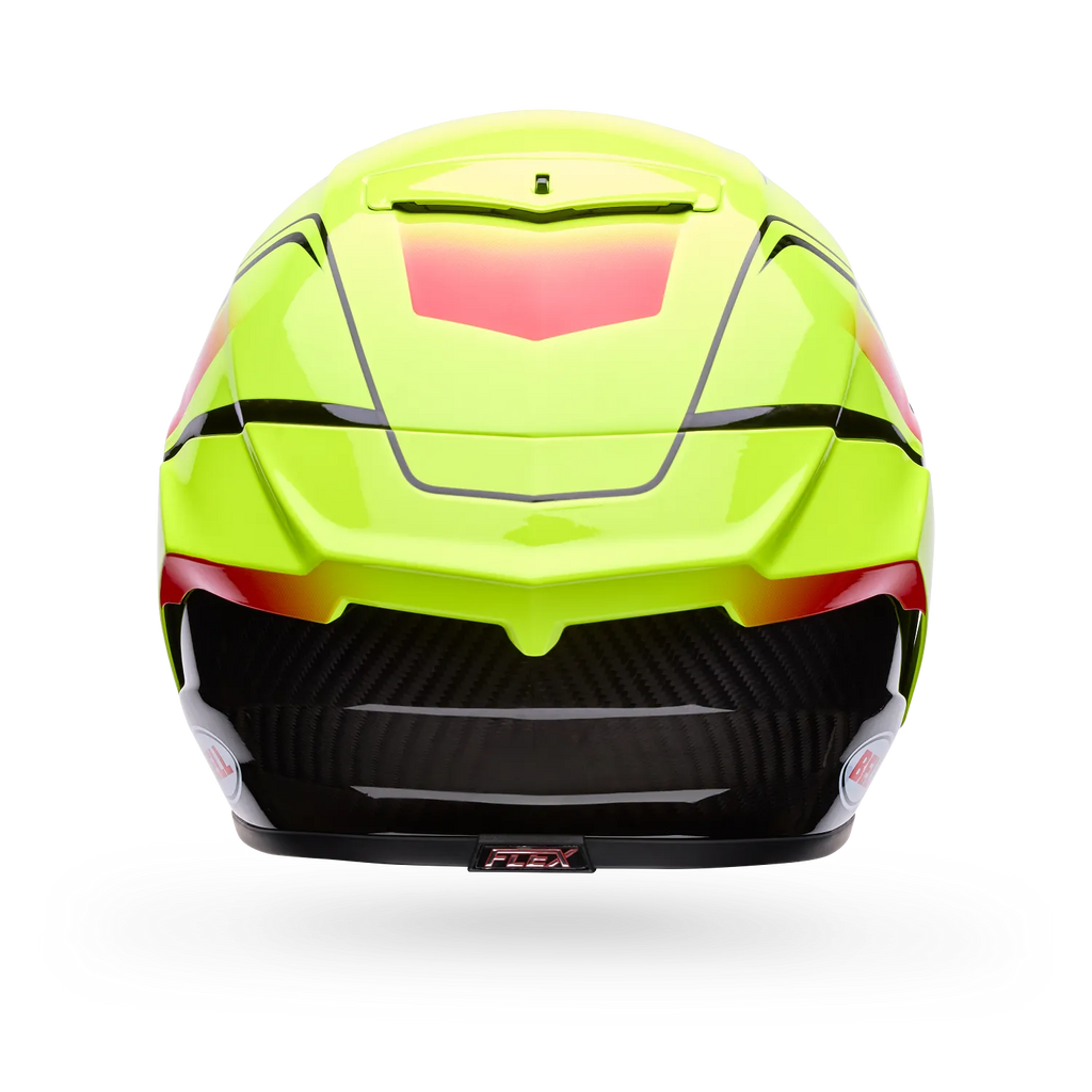 BELL Racestar DLX FLEX Grid Race | Road Helmet *Pro Tint Visor Inc* (Carbon/Yellow)