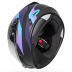 BELL Lithium PASSION Motorcycle Helmet (Black/Purple)