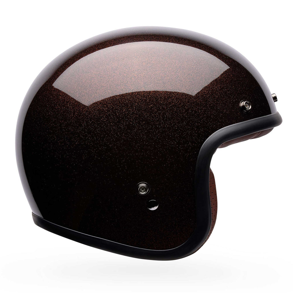 BELL Open Face Helmet - Custom 500 FLAKE (Root Beer)