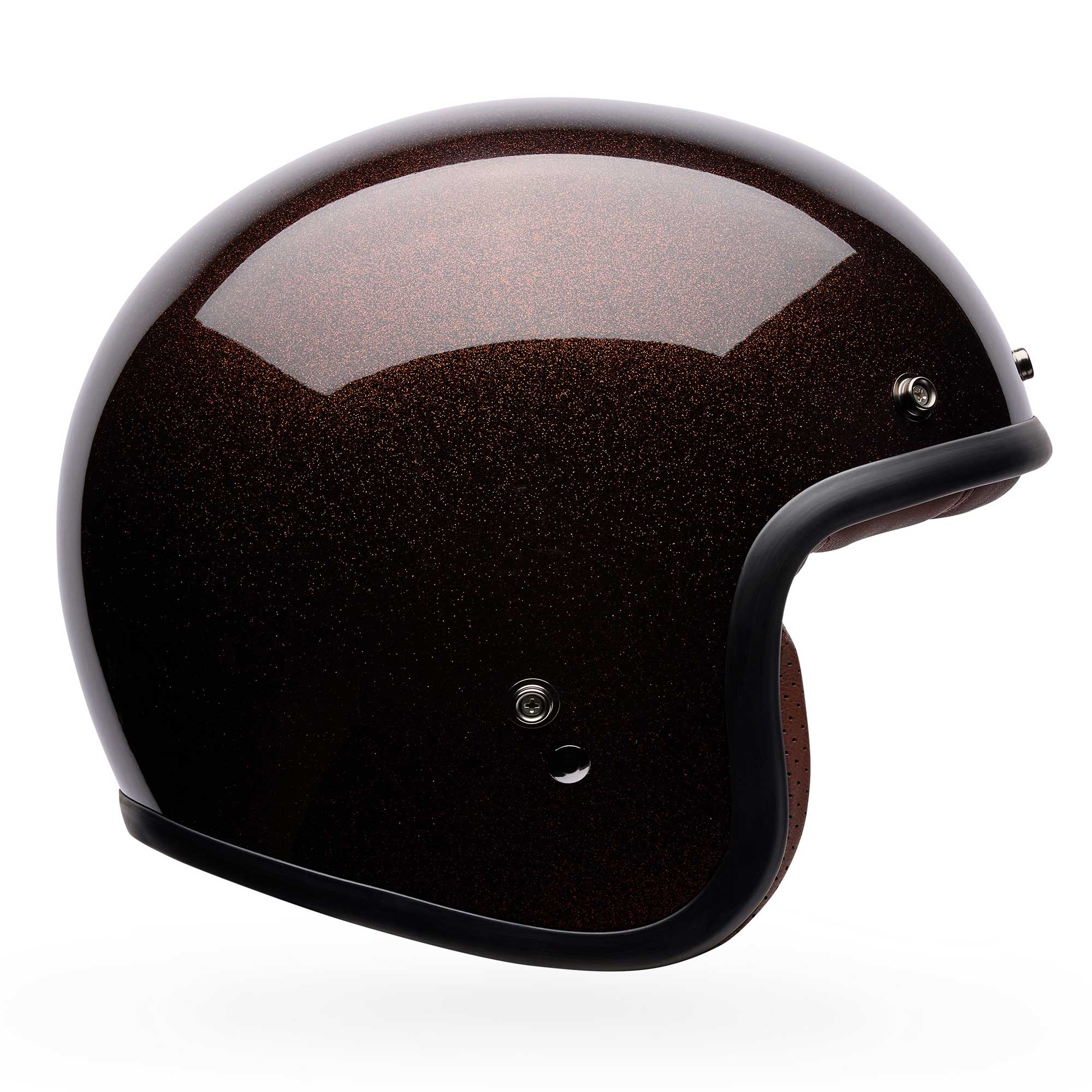 BELL Open Face Helmet - Custom 500 FLAKE (Root Beer)