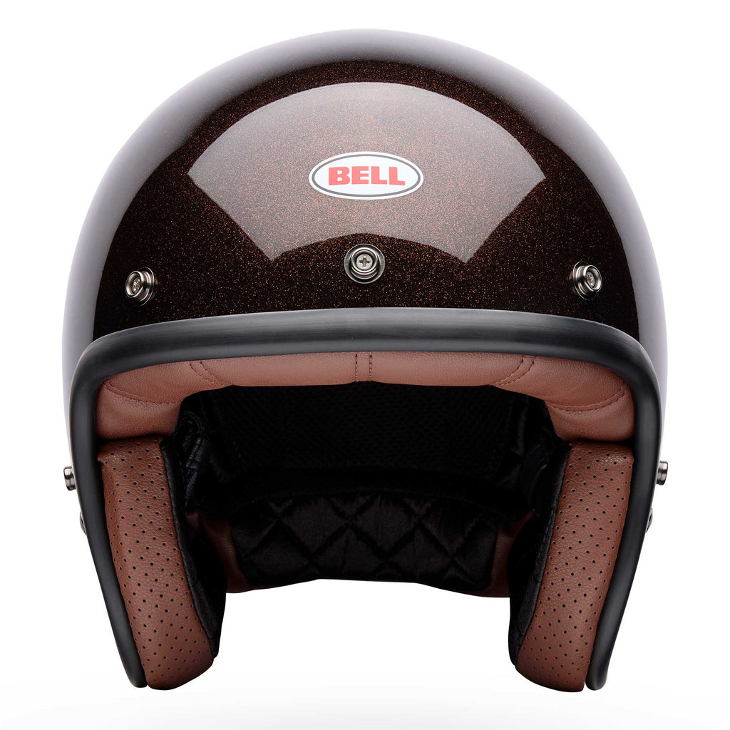 BELL Open Face Helmet - Custom 500 FLAKE (Root Beer)