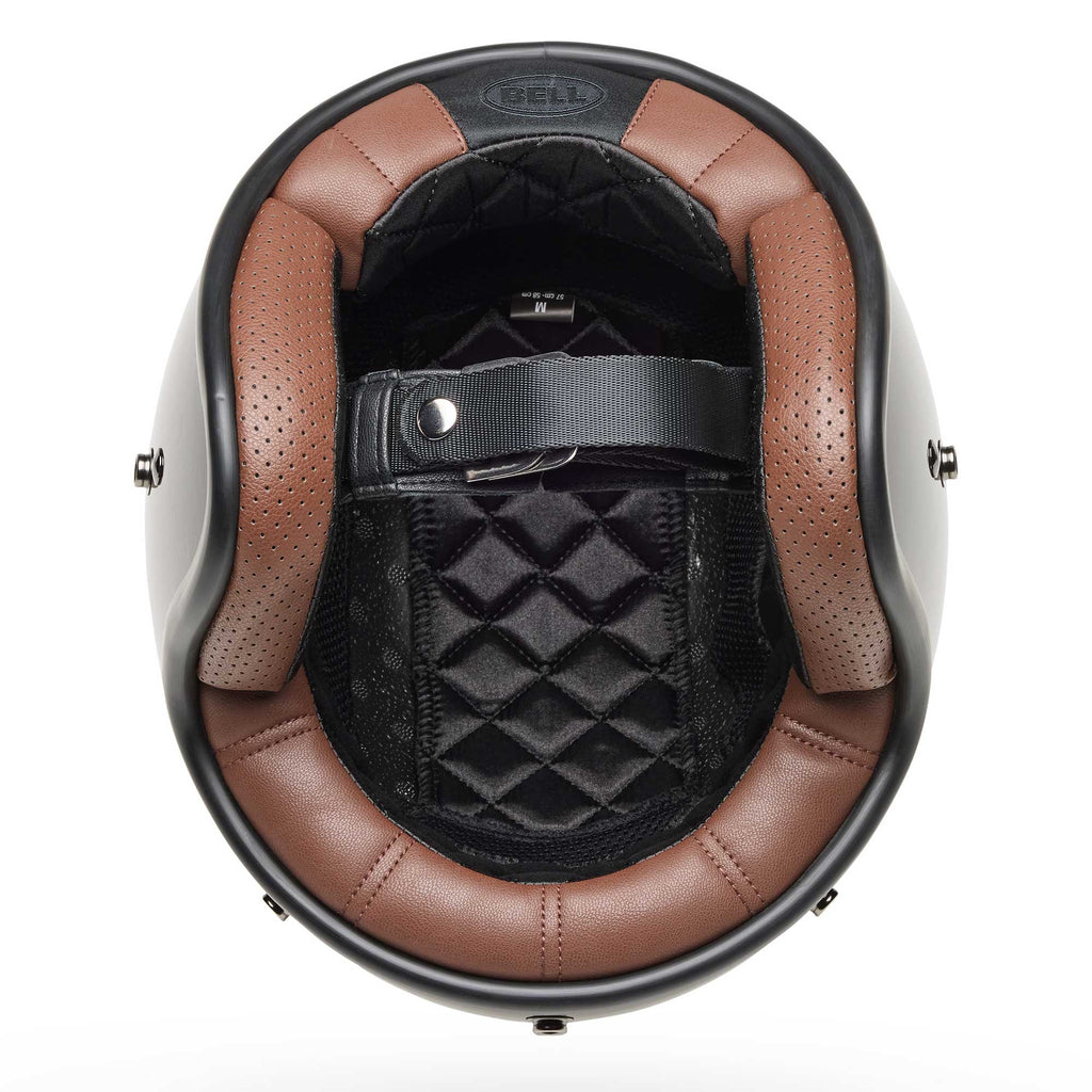 BELL Open Face Helmet - Custom 500 FLAKE (Root Beer)