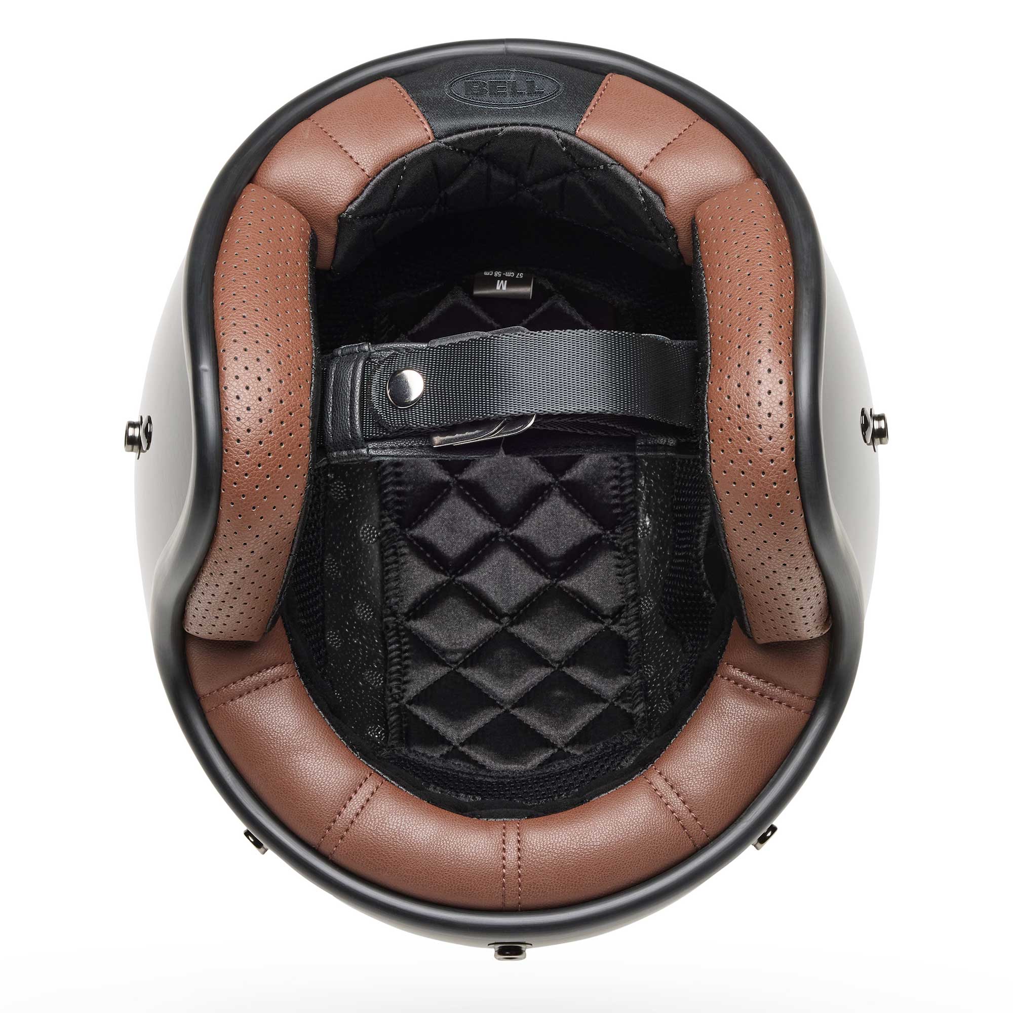 BELL Open Face Helmet - Custom 500 FLAKE (Root Beer)