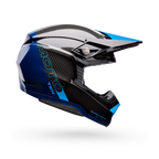 BELL Moto-10 SPHERICAL STRIKE MX | Enduro Helmet (Carbon/Blue)