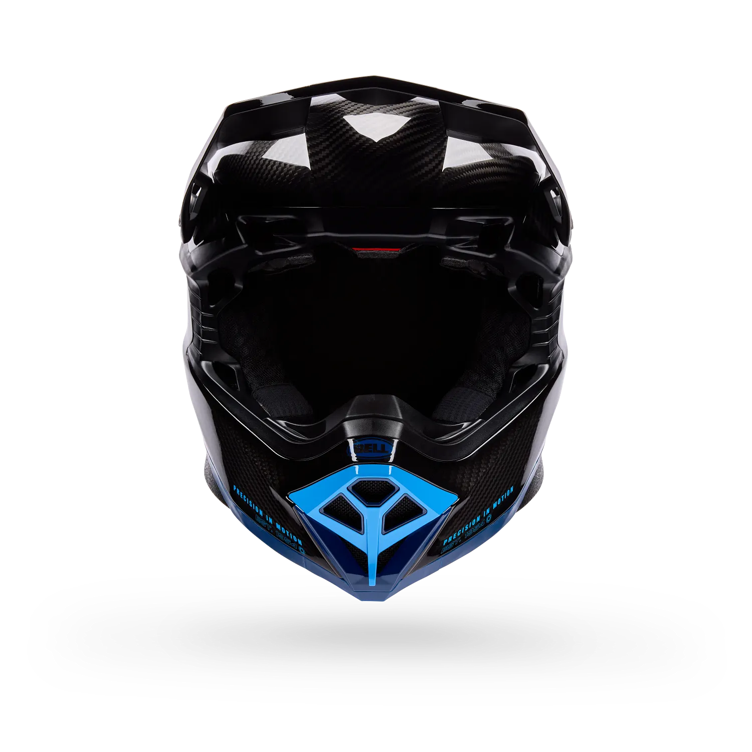 BELL Moto-10 SPHERICAL STRIKE MX | Enduro Helmet (Carbon/Blue)