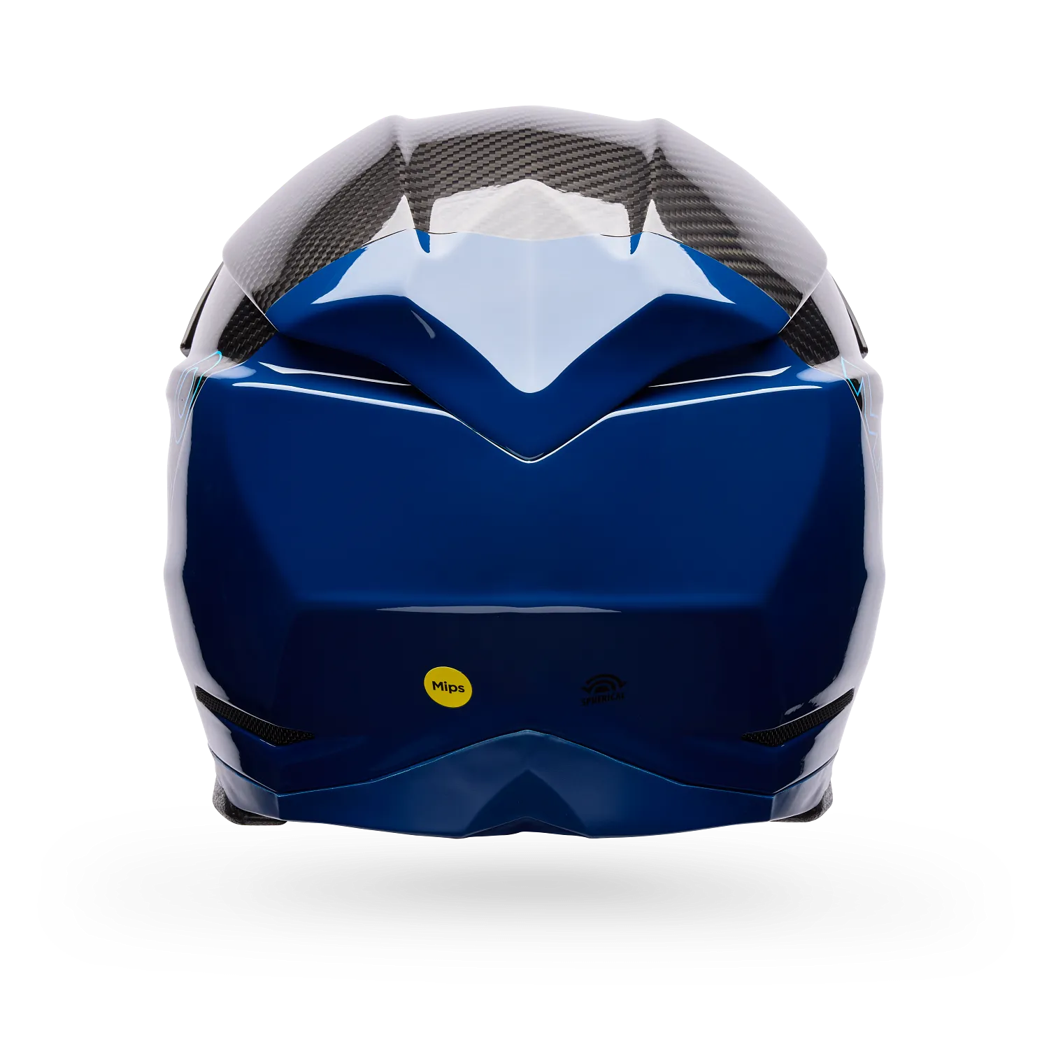 BELL Moto-10 SPHERICAL STRIKE MX | Enduro Helmet (Carbon/Blue)