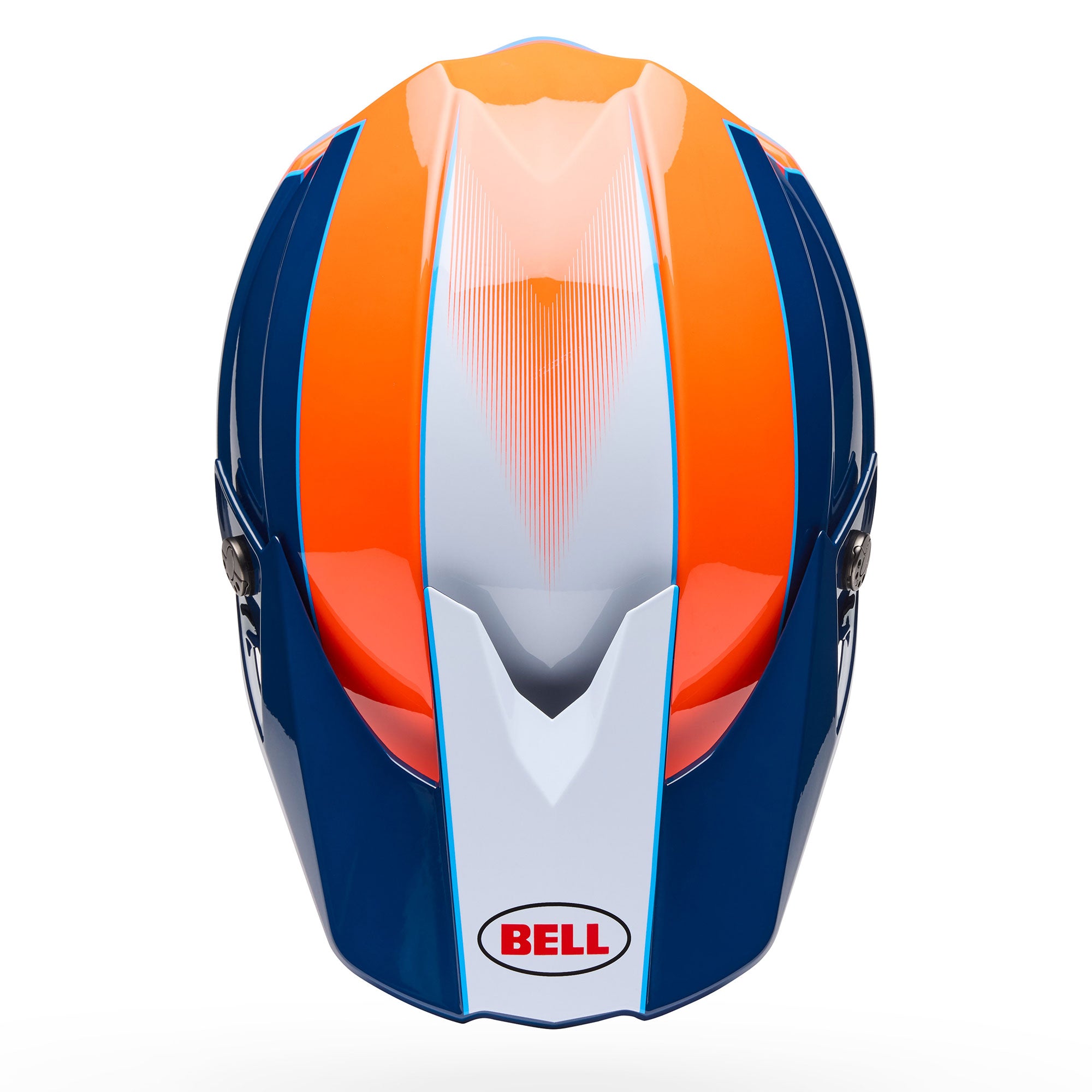 BELL Moto-10 Mips FALCON MX | Enduro Helmet (Orange/Blue/White)