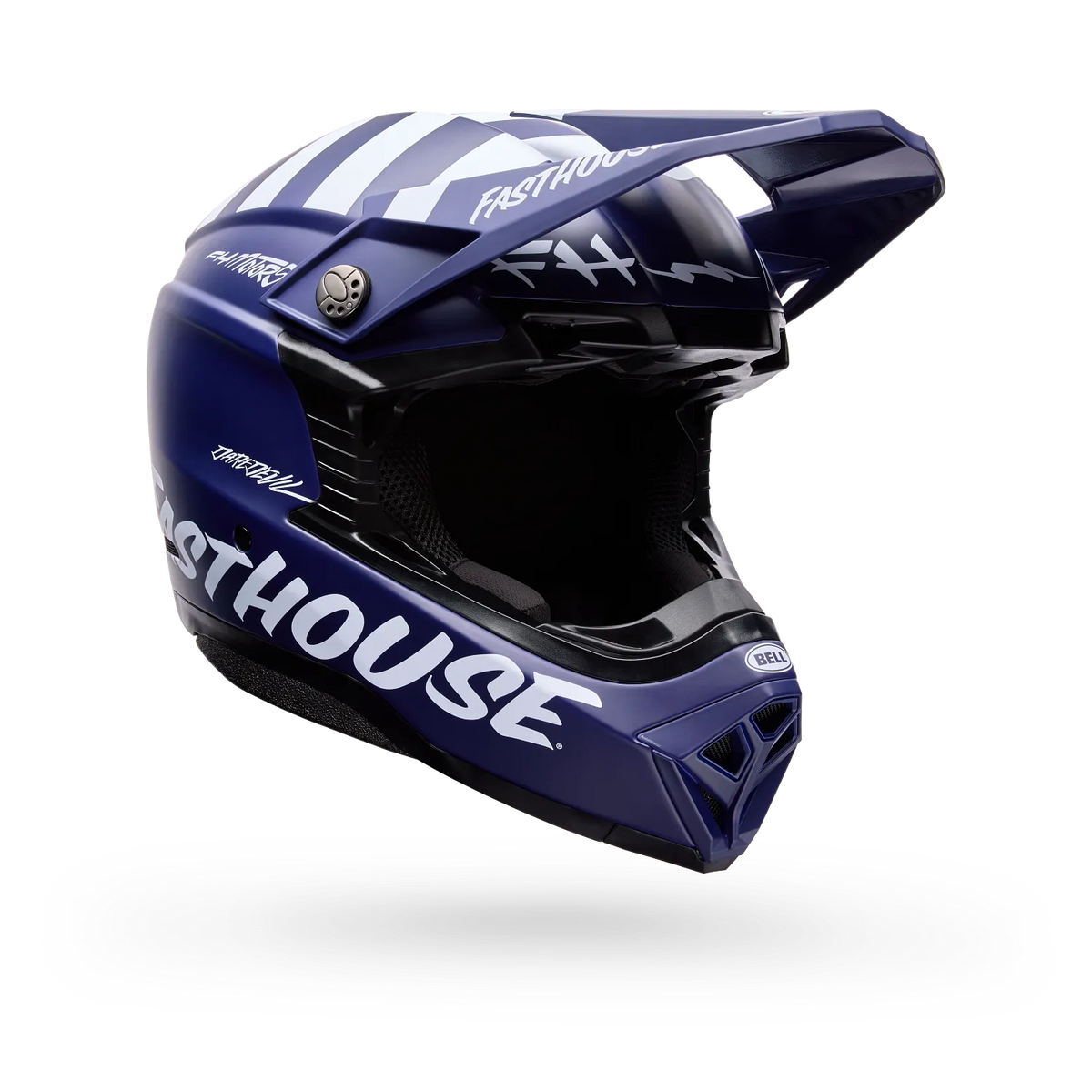 BELL MOTO-10 MIPS FASTHOUSE MX | Enduro Helmet (Navy/White)