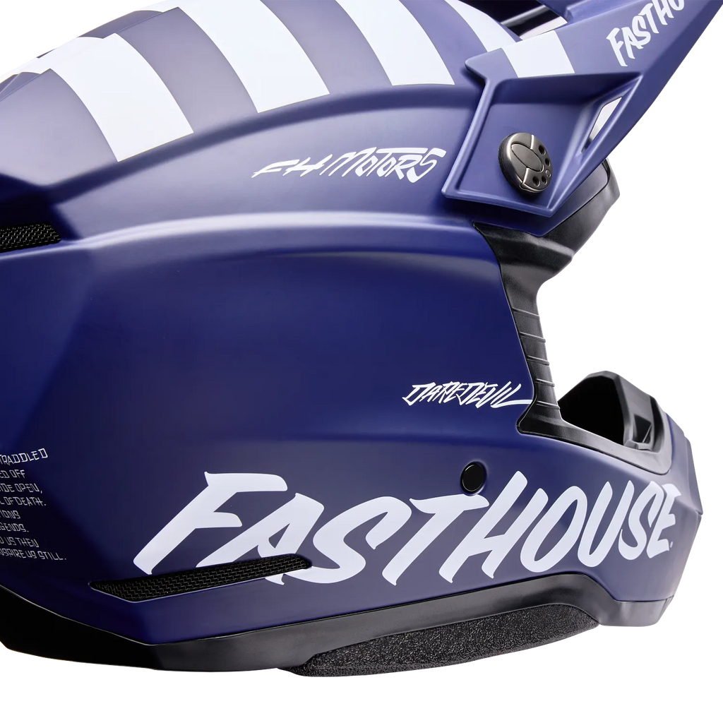 BELL MOTO-10 MIPS FASTHOUSE MX | Enduro Helmet (Navy/White)