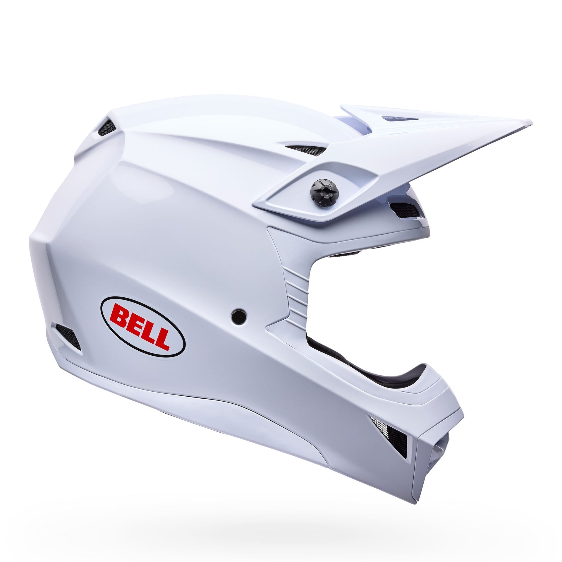 BELL MX-10 MIPS SOLID MX | Enduro Helmet (White)