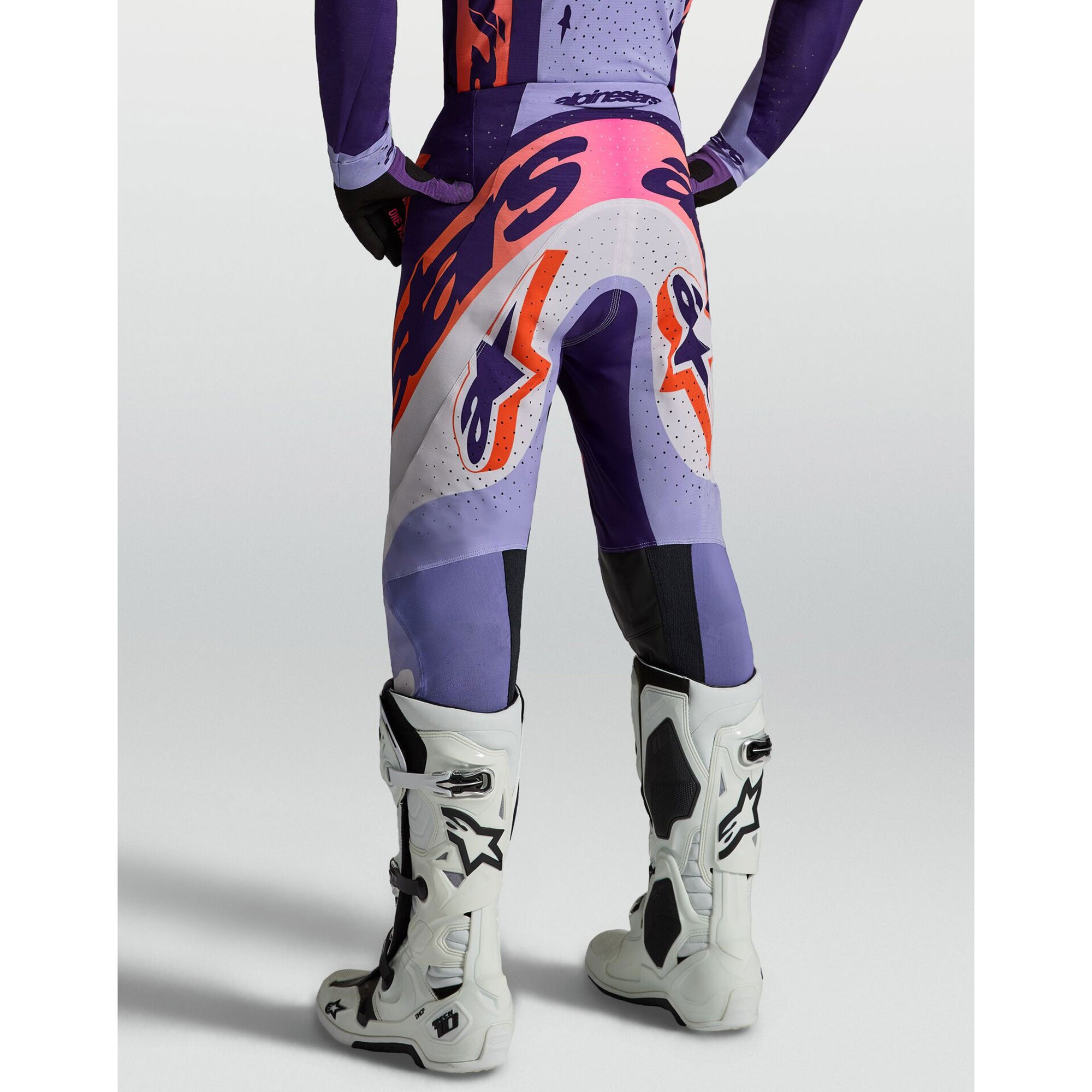 Alpinestars SuperTech DYNA MX Kit Deal (Light Violet/Deep Purple/Pink Fluo)