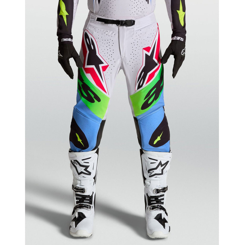 Alpinestars Supertech DYNA MX Pants (Light Lilac/Green Fluo/Black)