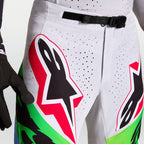 Alpinestars SuperTech DYNA Gear Set (Light Lilac/Green Fluo/Black)