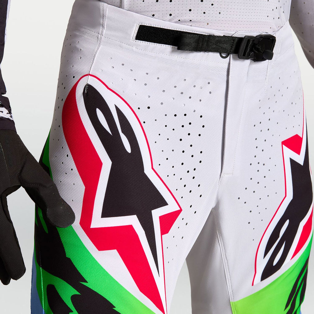 Alpinestars Supertech DYNA MX Pants (Light Lilac/Green Fluo/Black)